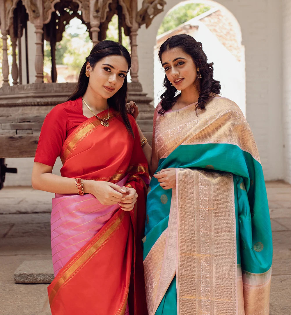 An Ethnic Delight: Korvai Kanjivaram