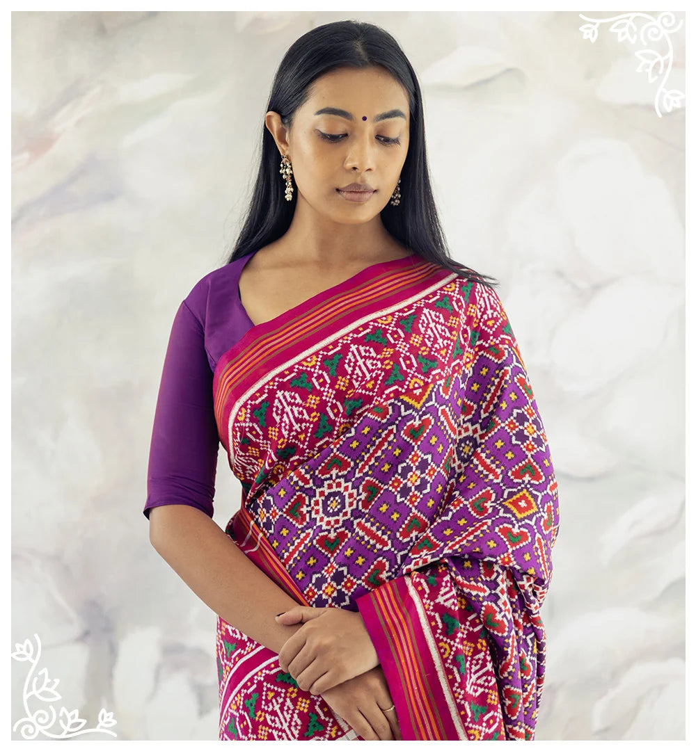 Patola Sarees: The Art of Double Ikkat Weaving