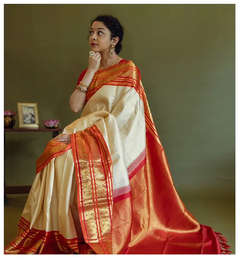 White for Onam: Tradition, Symbolism & Modern Sarees