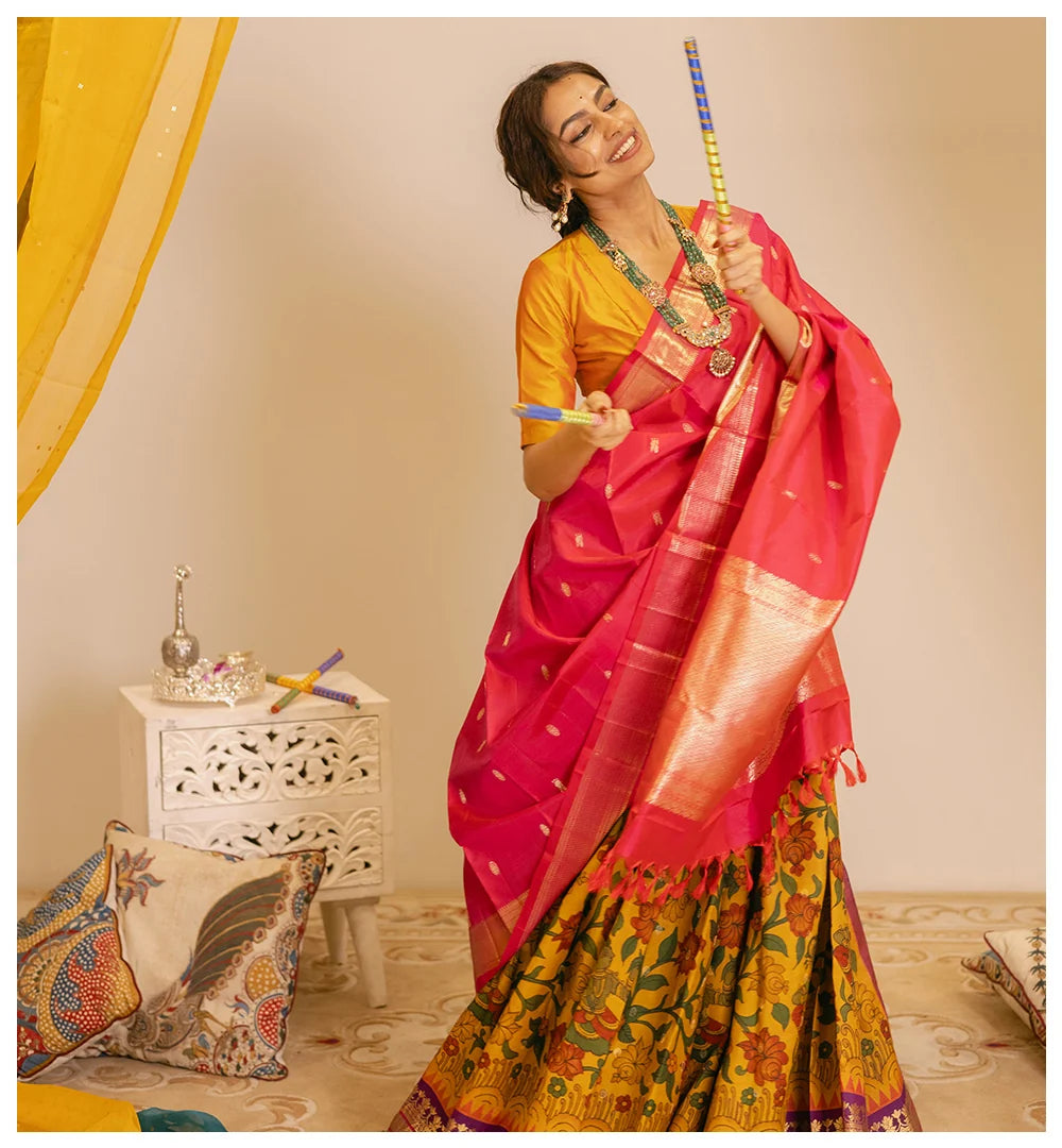 Turn Your Sarees into Stunning Dandiya & Garba Looks