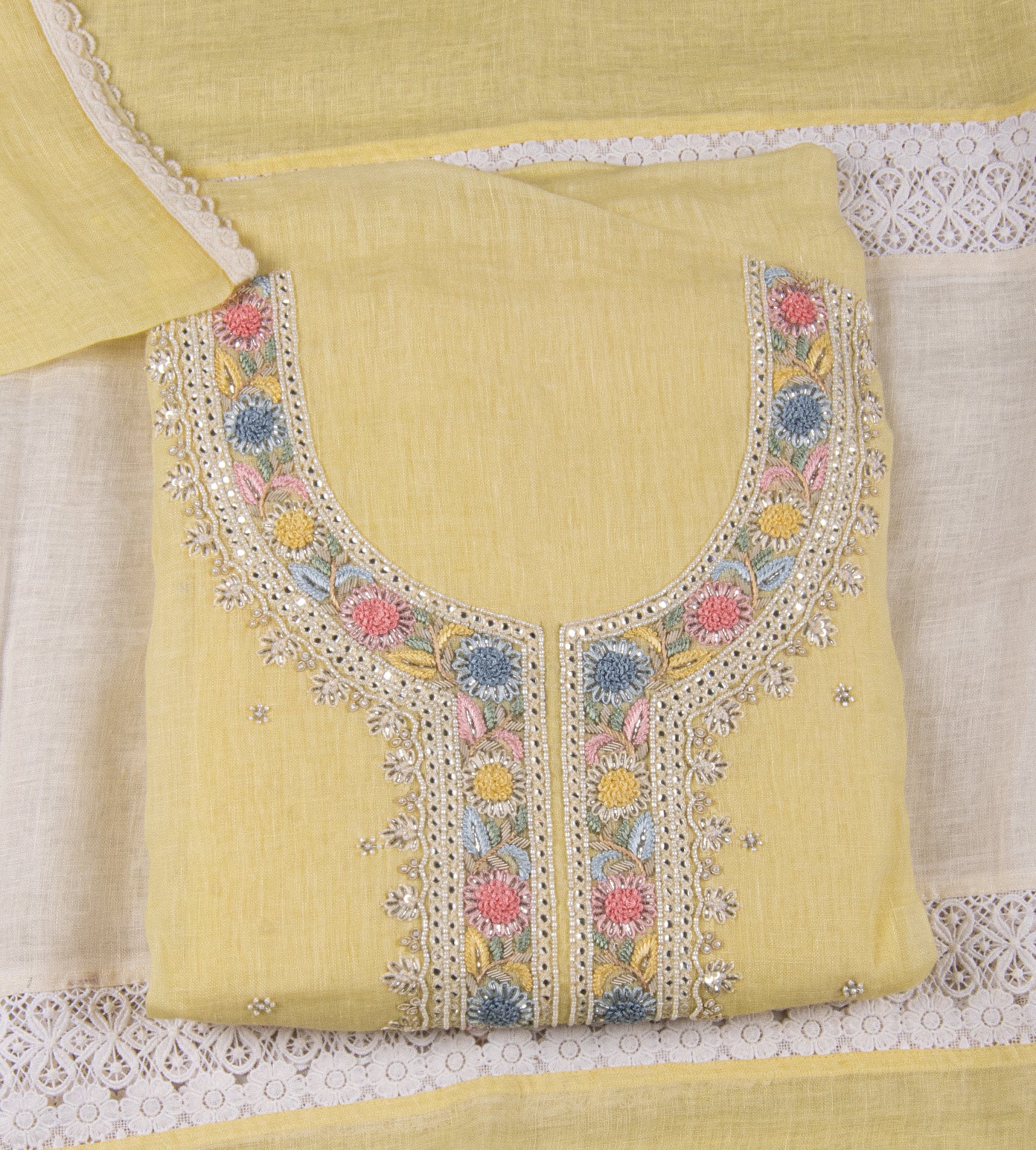Yellow Linen Salwar