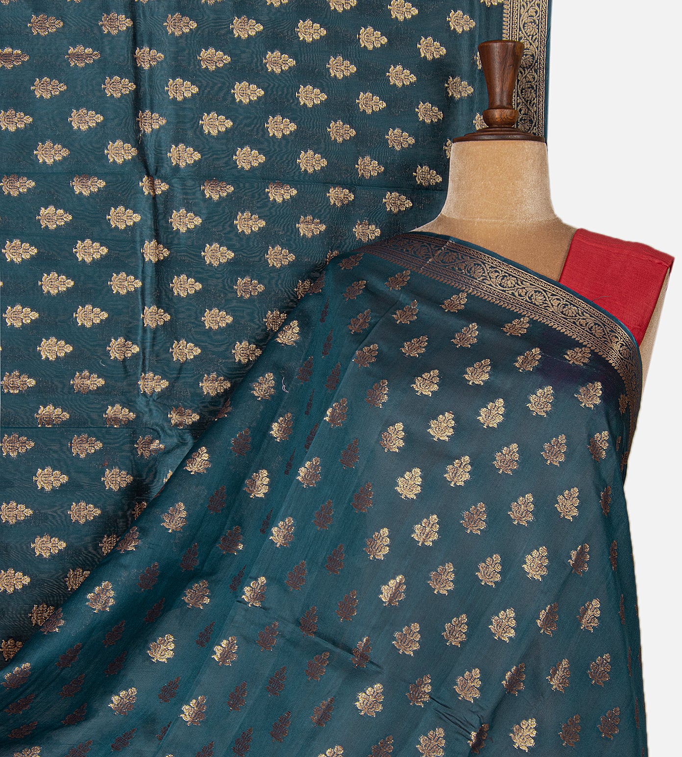 Blue Chanderi Cotton Saree