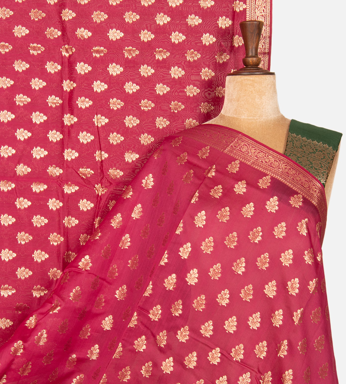 Pink Chanderi Cotton Saree