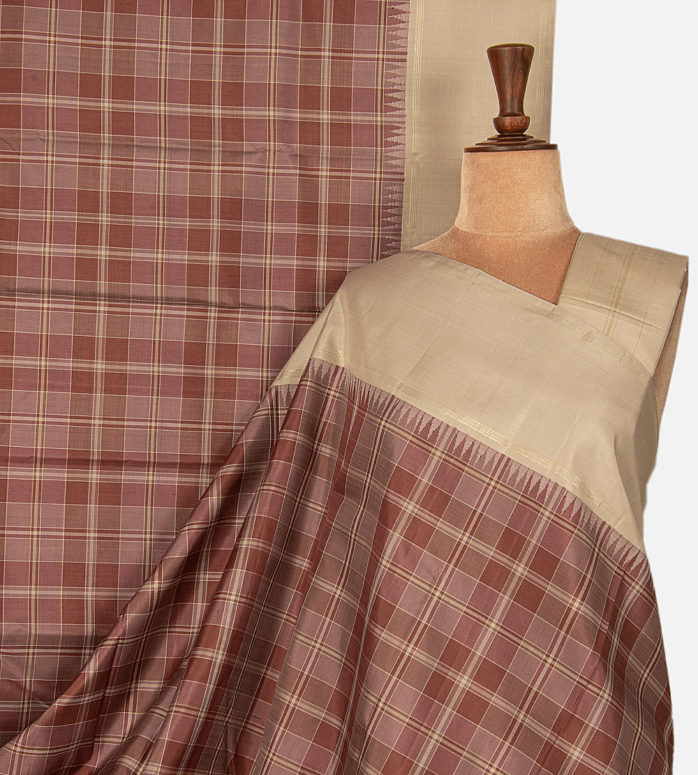 Multicolour Kanchipuram Silk Saree
