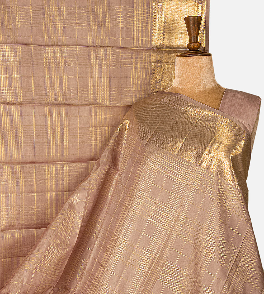 Mauve Kanchipuram Silk Saree