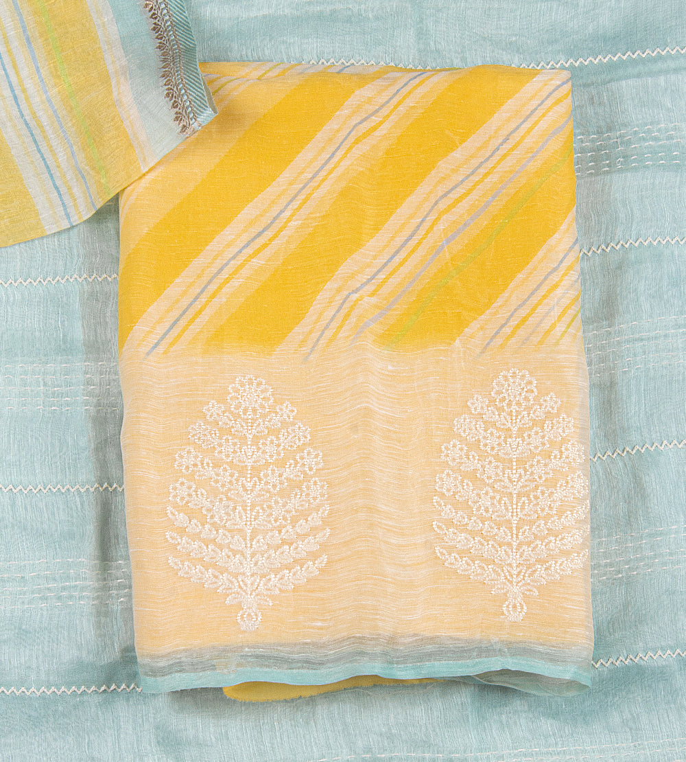 Yellow Linen Salwar