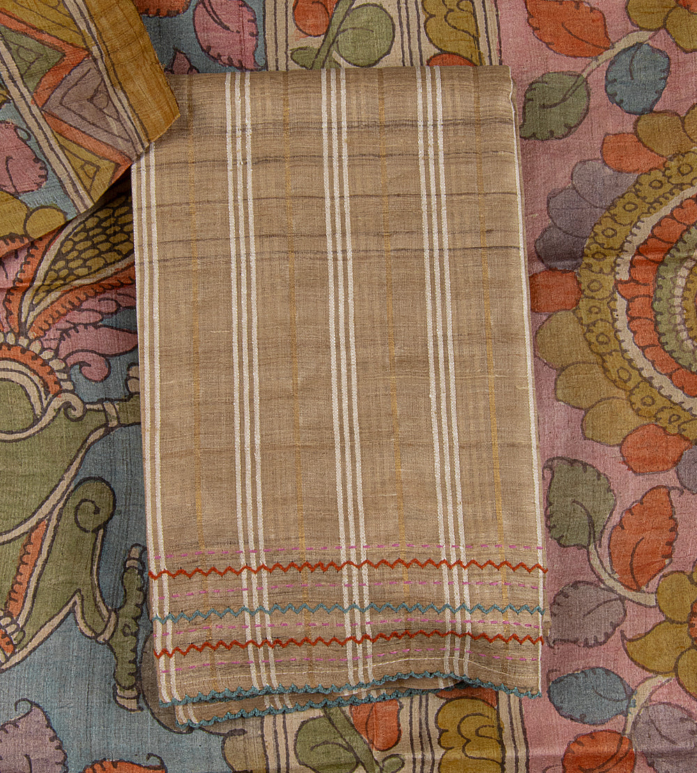 Light Beige Tussar Salwar