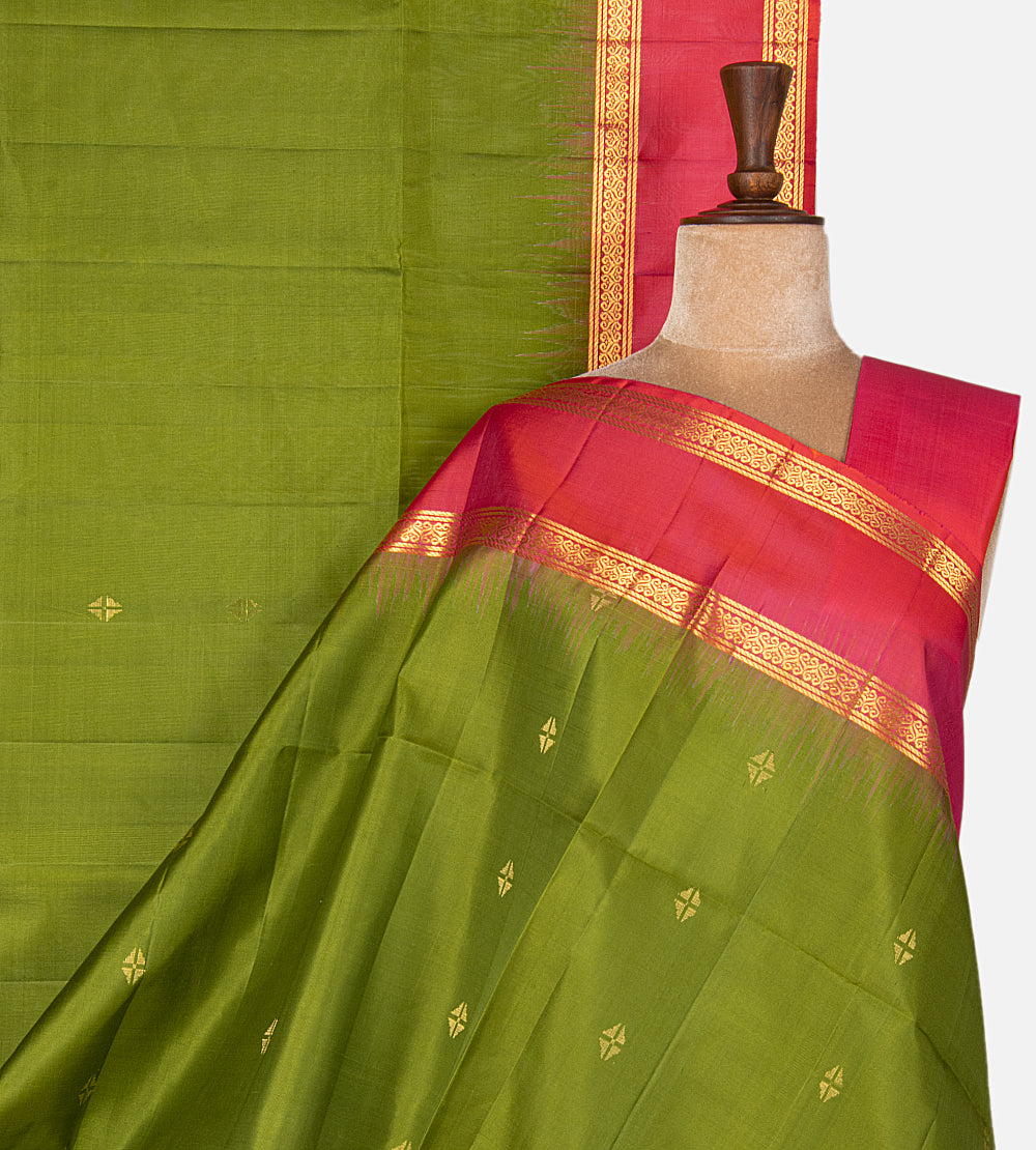 Green Soft Silk Saree