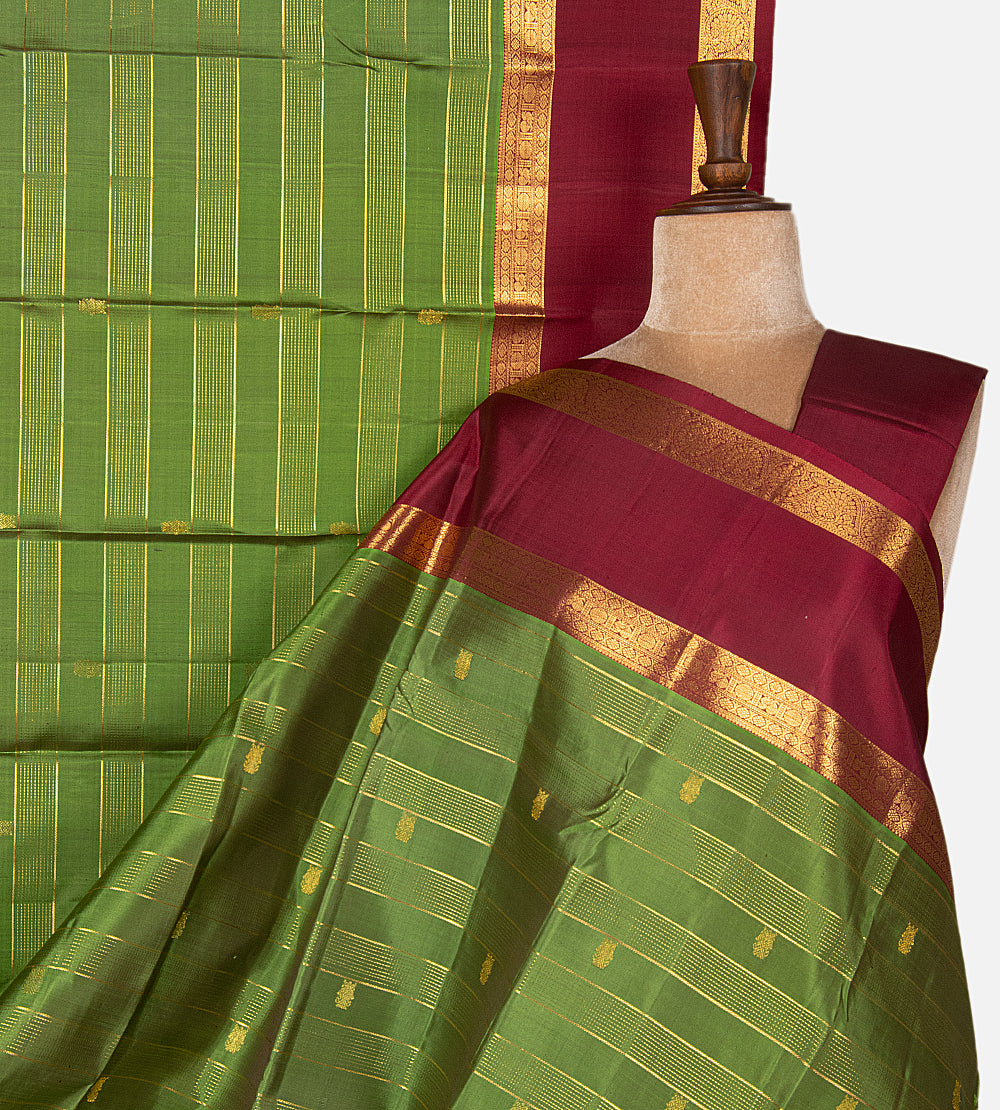 Green Kanchipuram Silk Saree