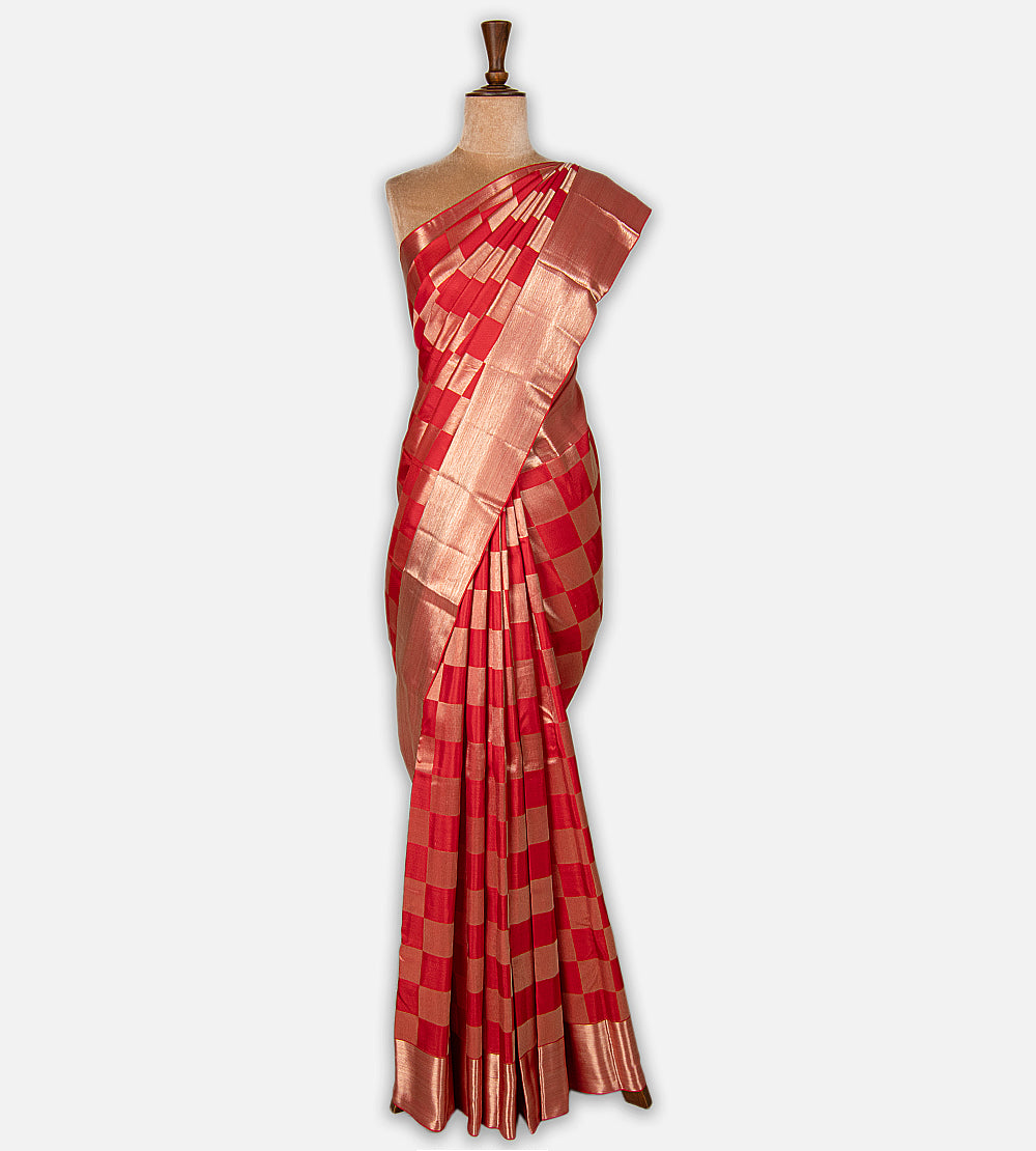 Red Kanchipuram Silk Saree