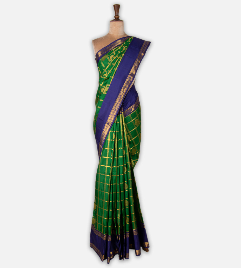 Green Kanchipuram Silk Saree