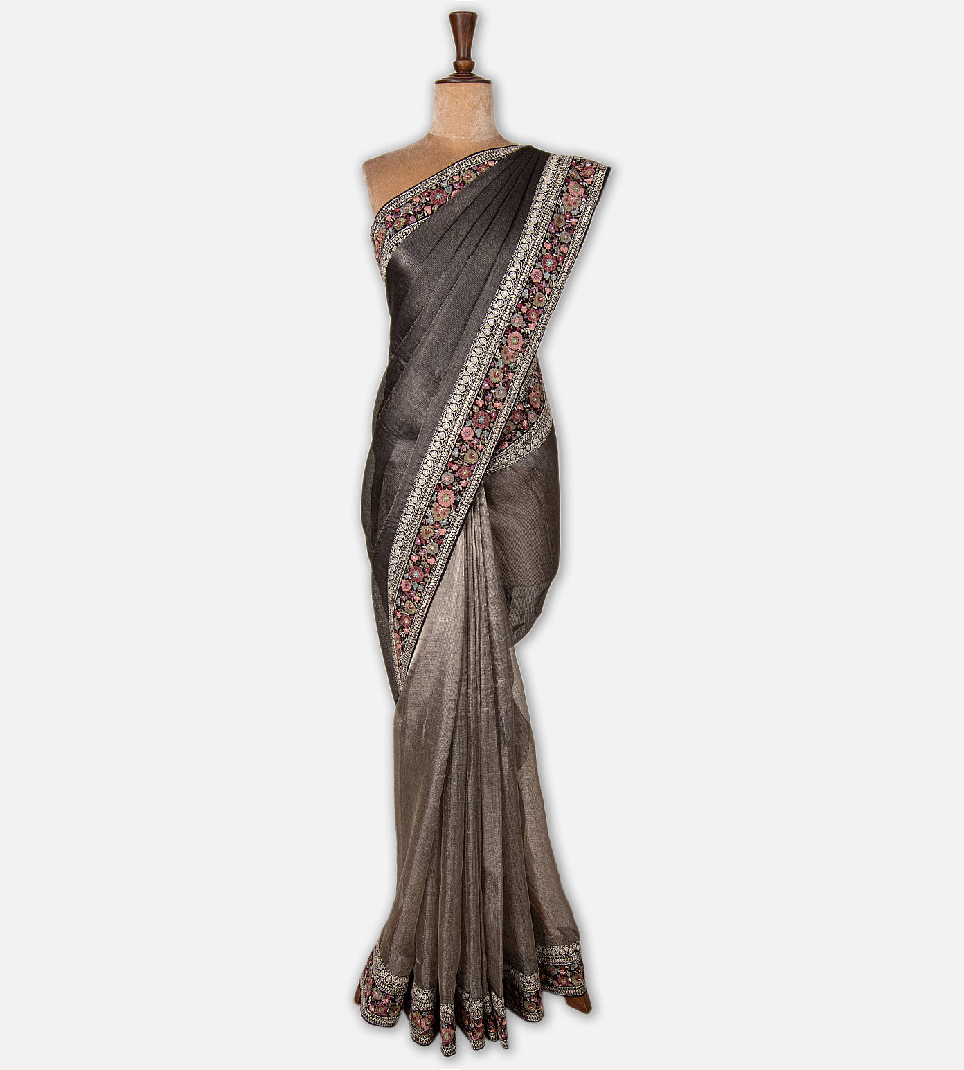 Black Kota Silk Saree