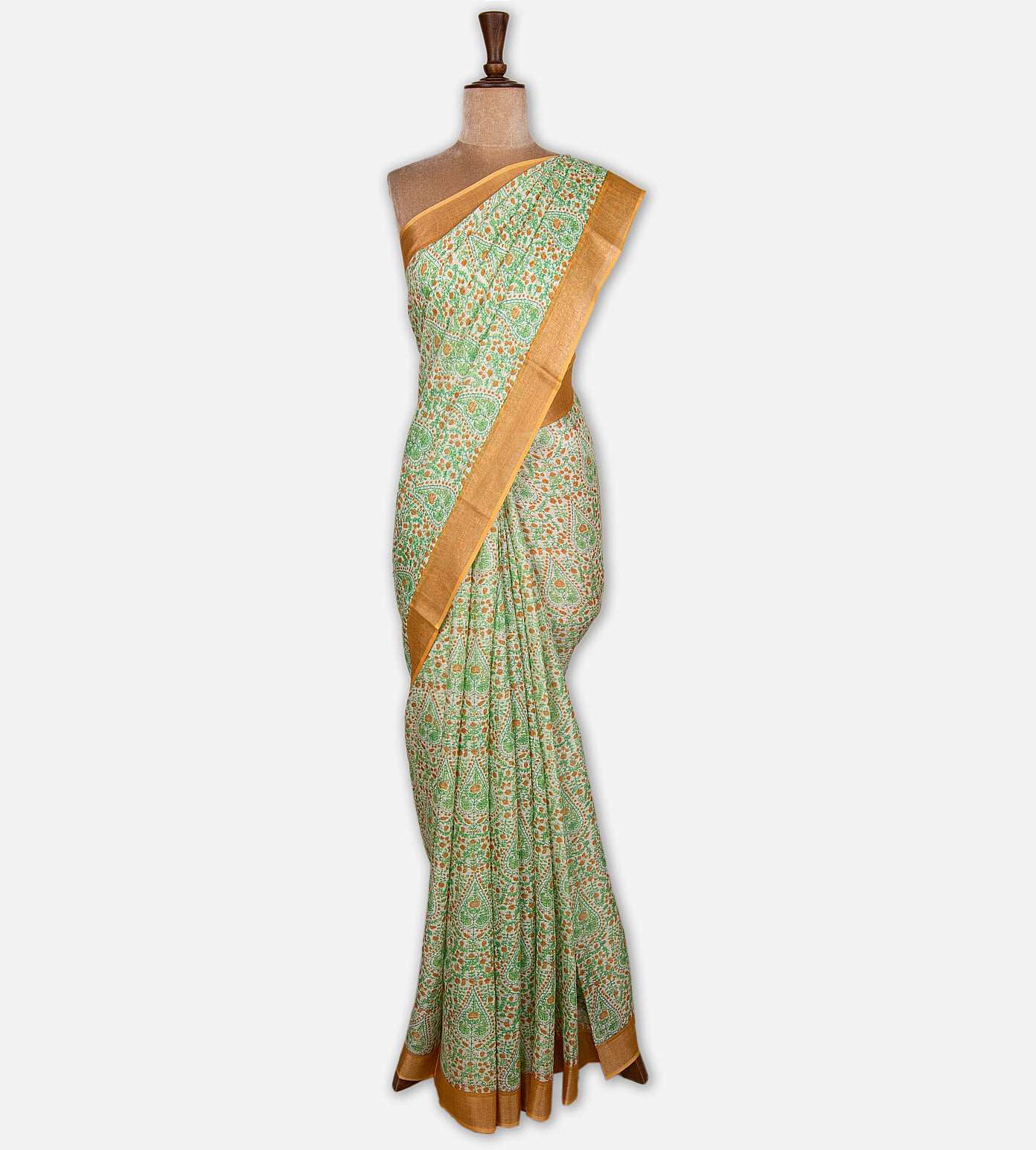 Off-White Kota Cotton Saree