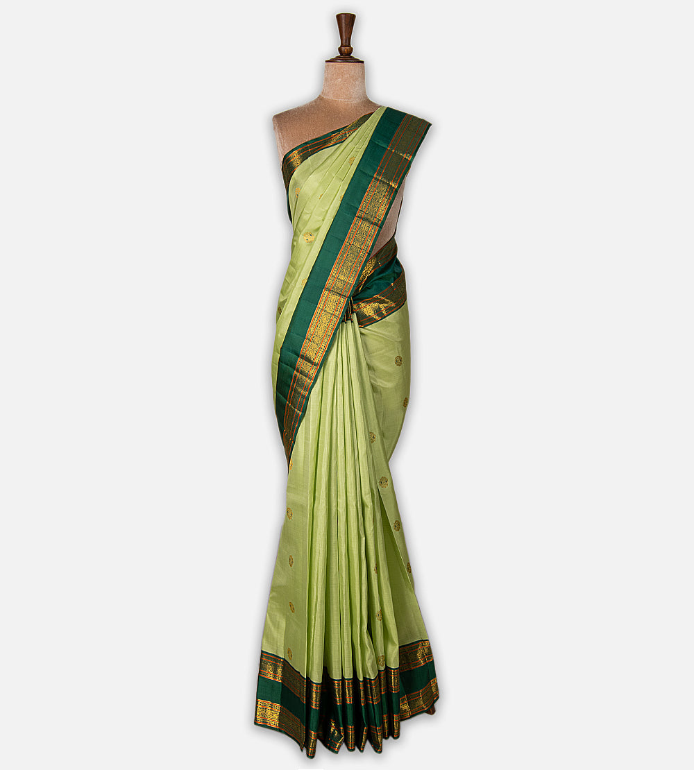 Green Kanchipuram Silk Saree