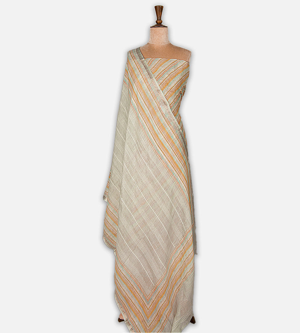 Light Peach Linen Salwar