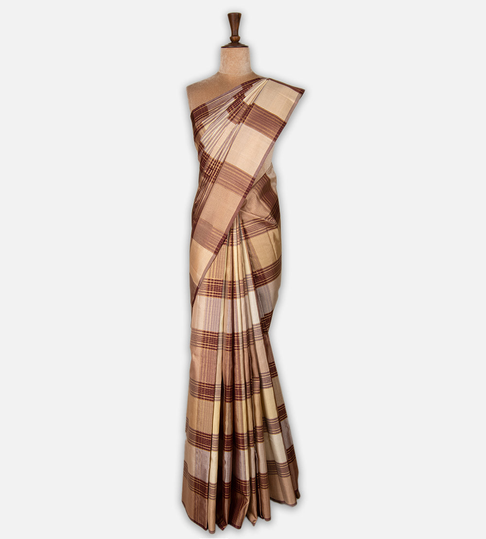 Multicolour Kanchipuram Silk Saree