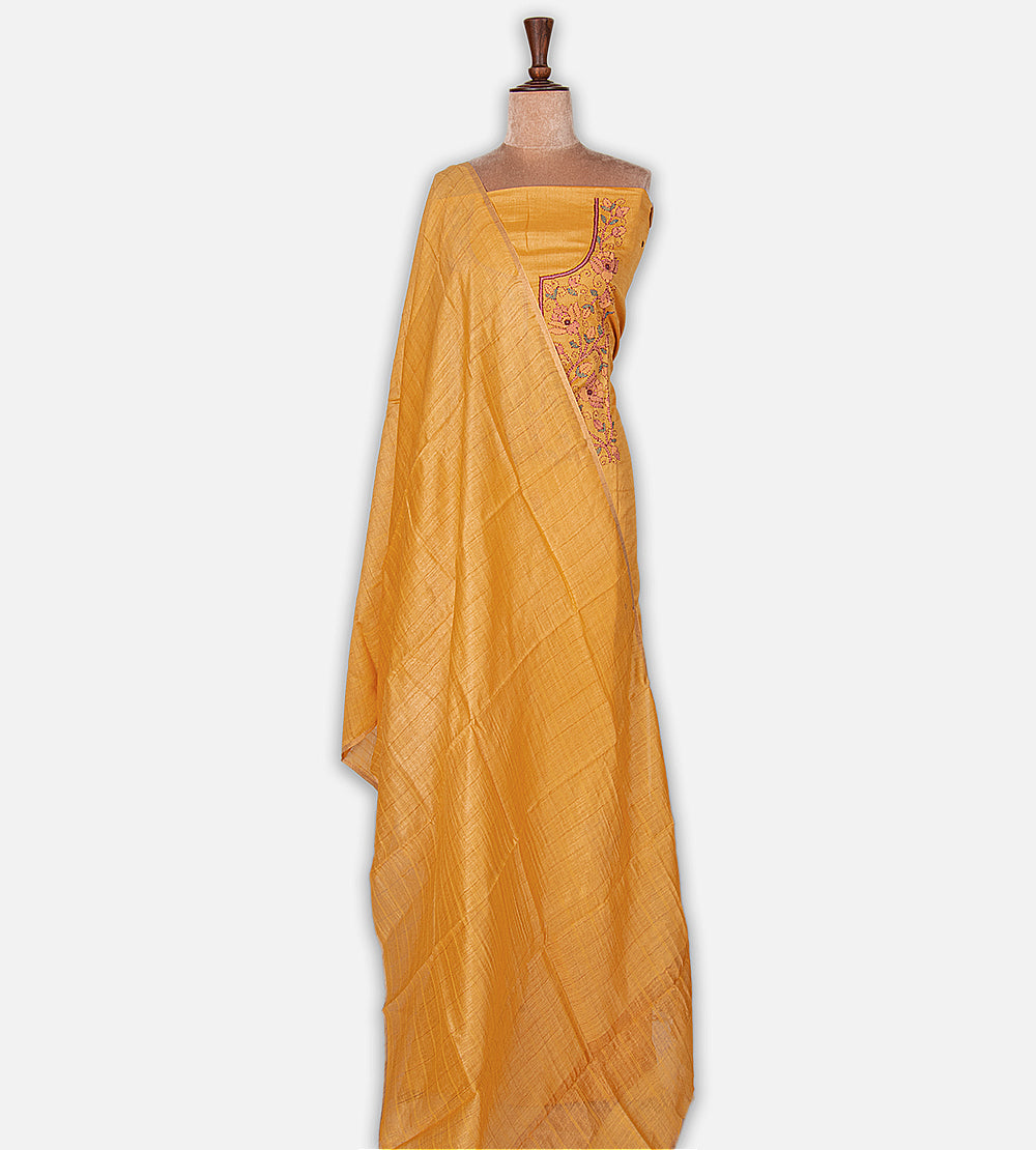 Yellow Tussar Salwar