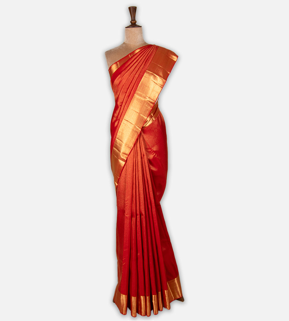 Red Kanchipuram Silk Saree