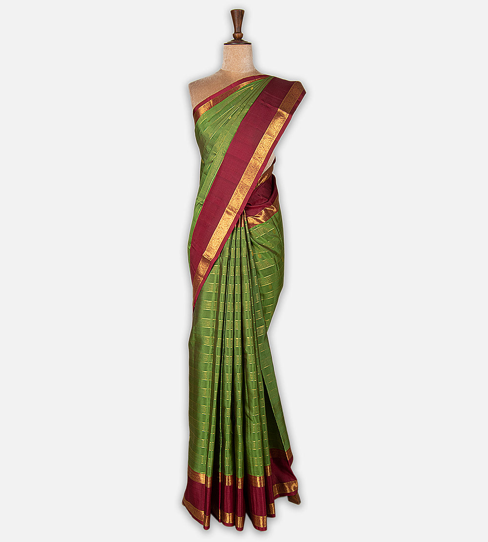 Green Kanchipuram Silk Saree
