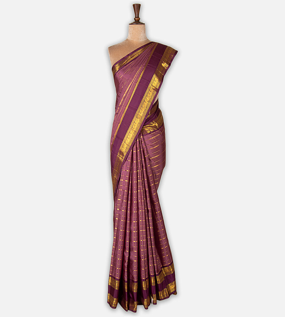 Pink Kanchipuram Silk Saree