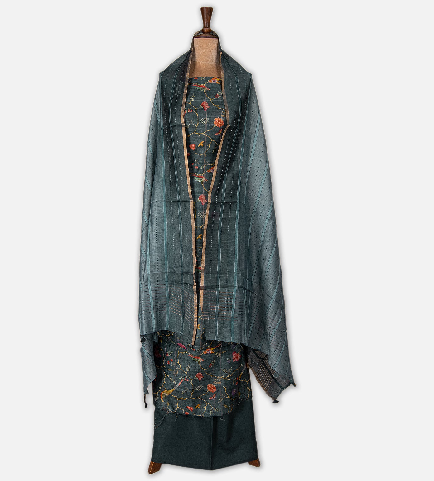 Grey Tussar Salwar