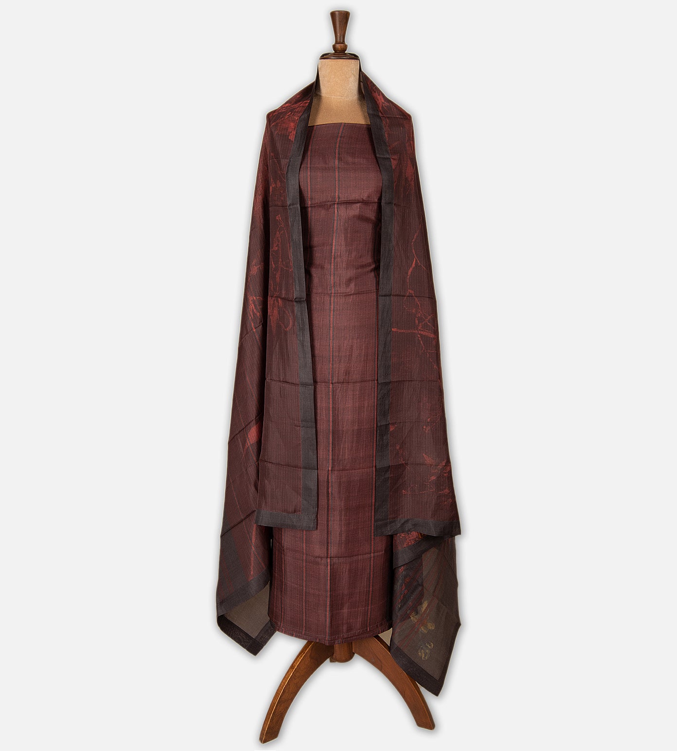 Maroon Moonga Tussar Salwar