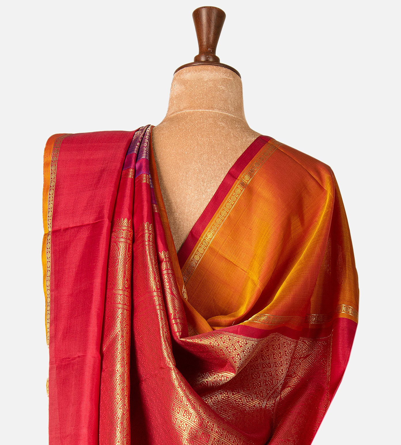 Purple Kanchipuram Silk Saree