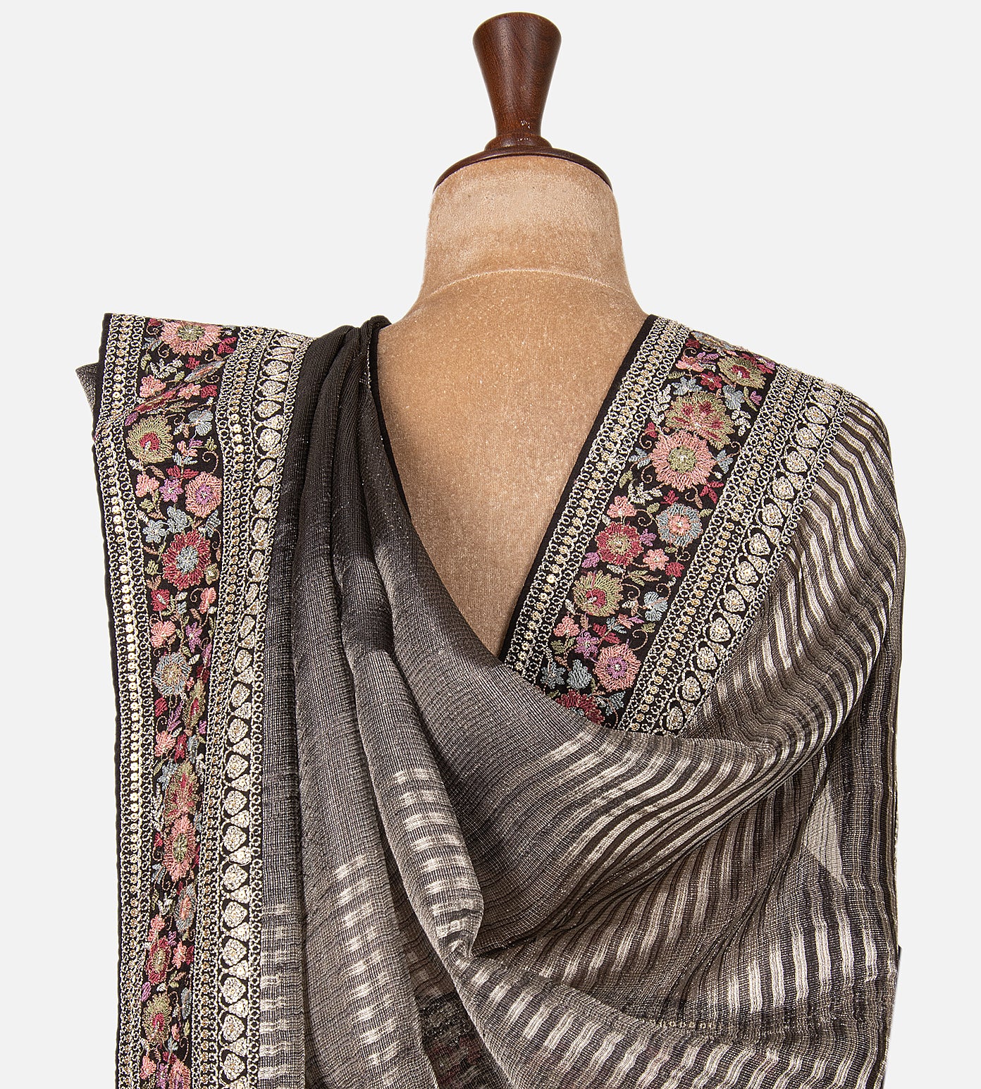 Black Kota Silk Saree