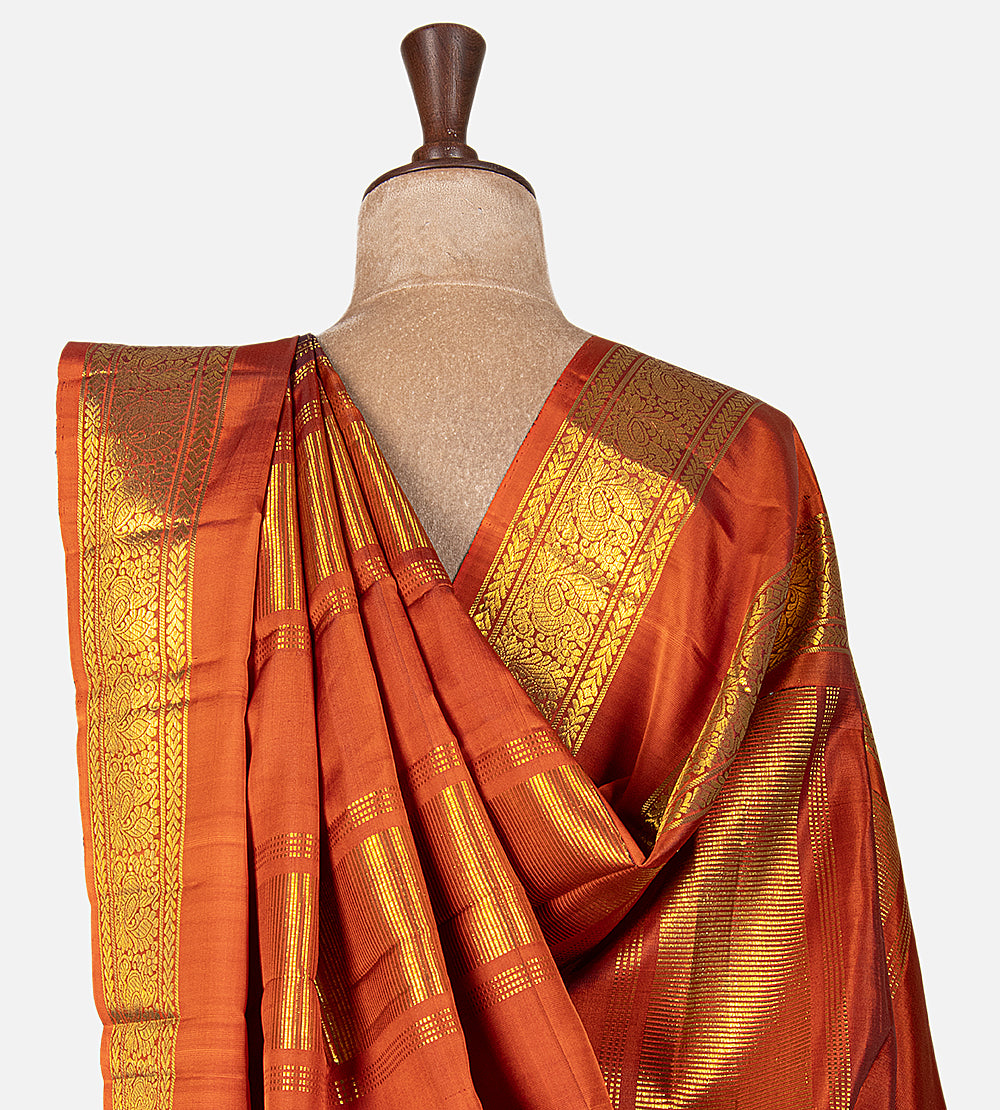 Purple Kanchipuram Silk Saree