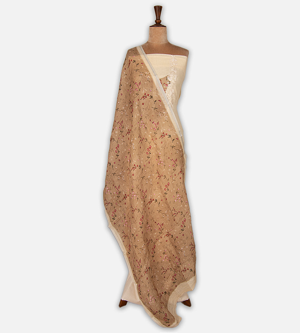 Light Beige Linen Salwar