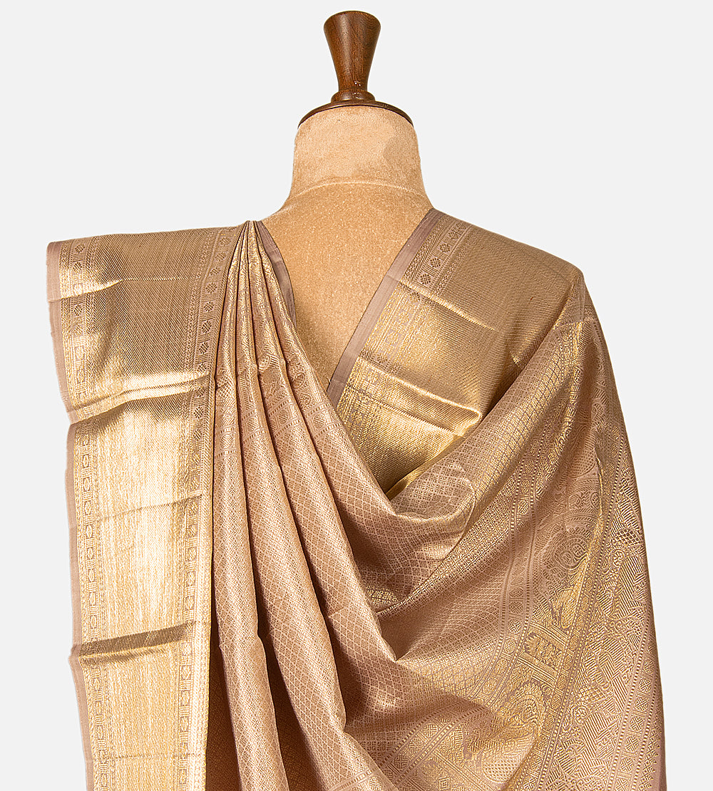 Mauve Kanchipuram Silk Saree