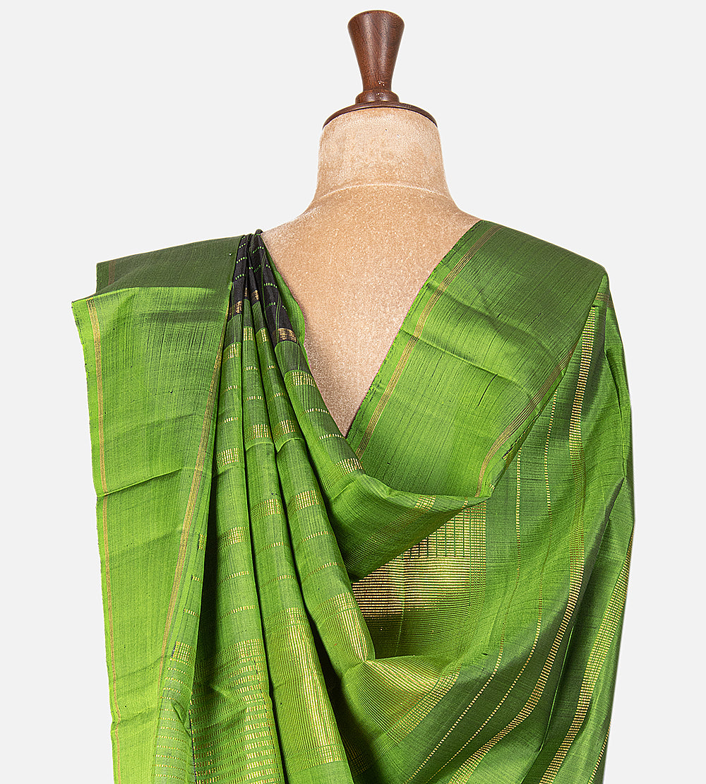 Black Kanchipuram Silk Saree