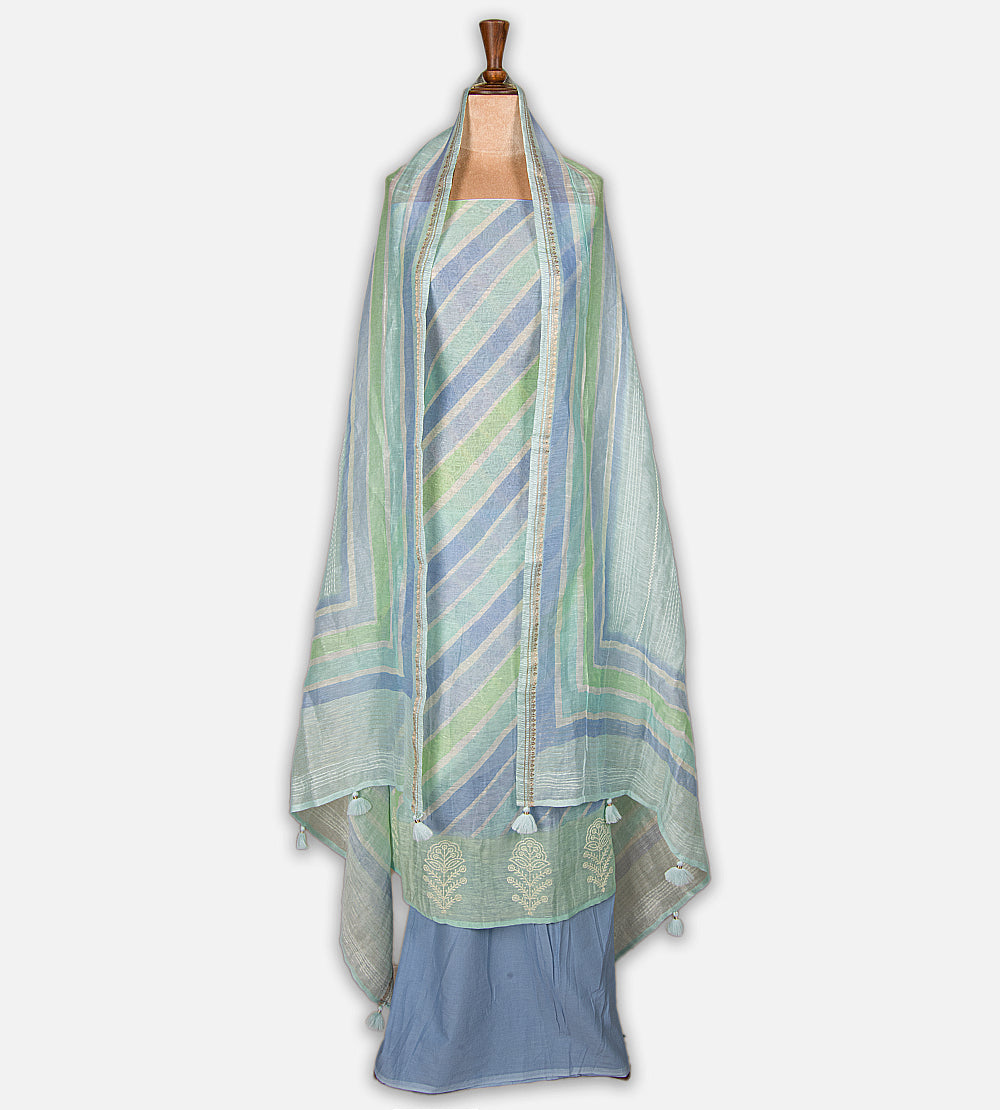 Multicolour Linen Salwar