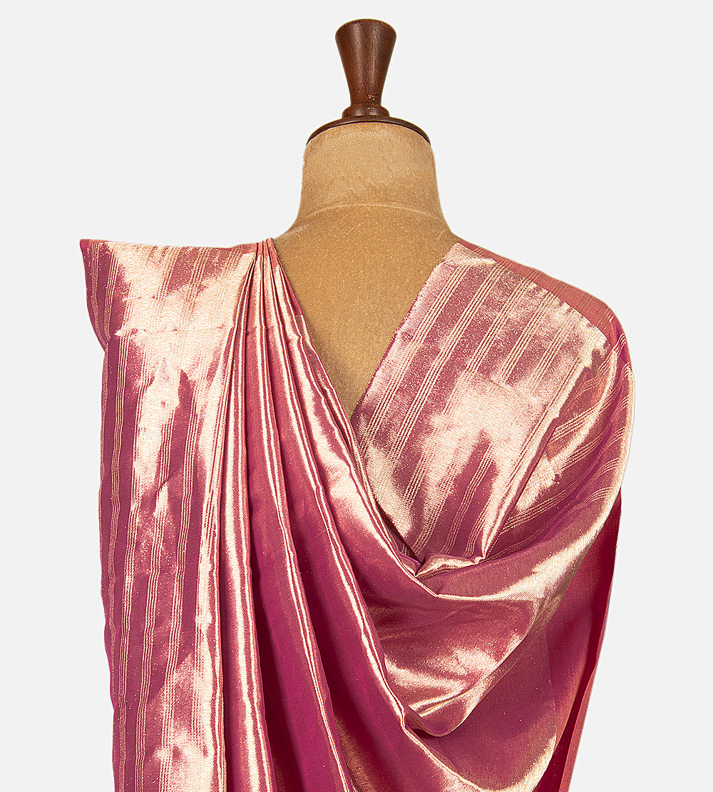 Pink Kanchipuram Silk Saree