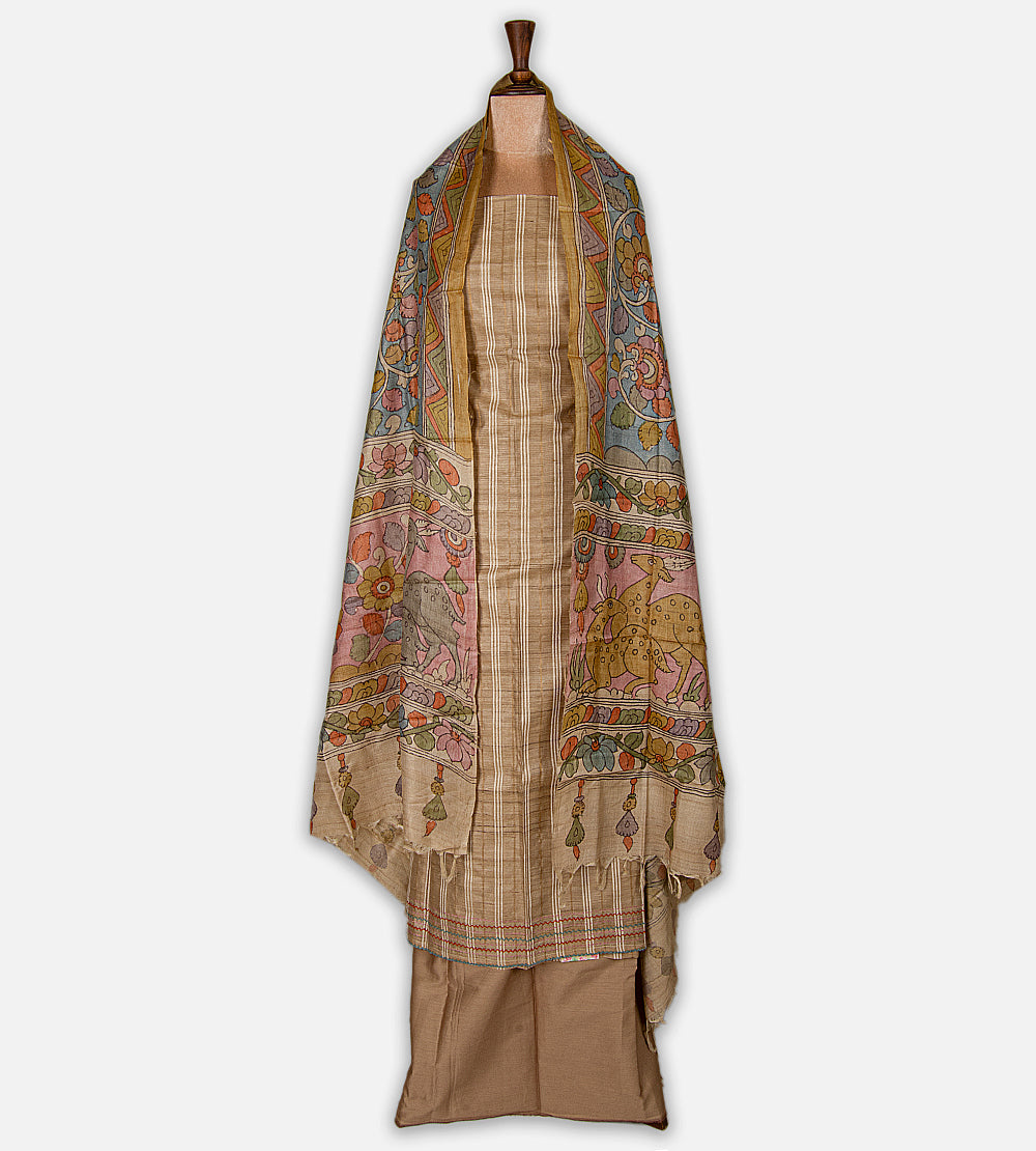 Light Beige Tussar Salwar