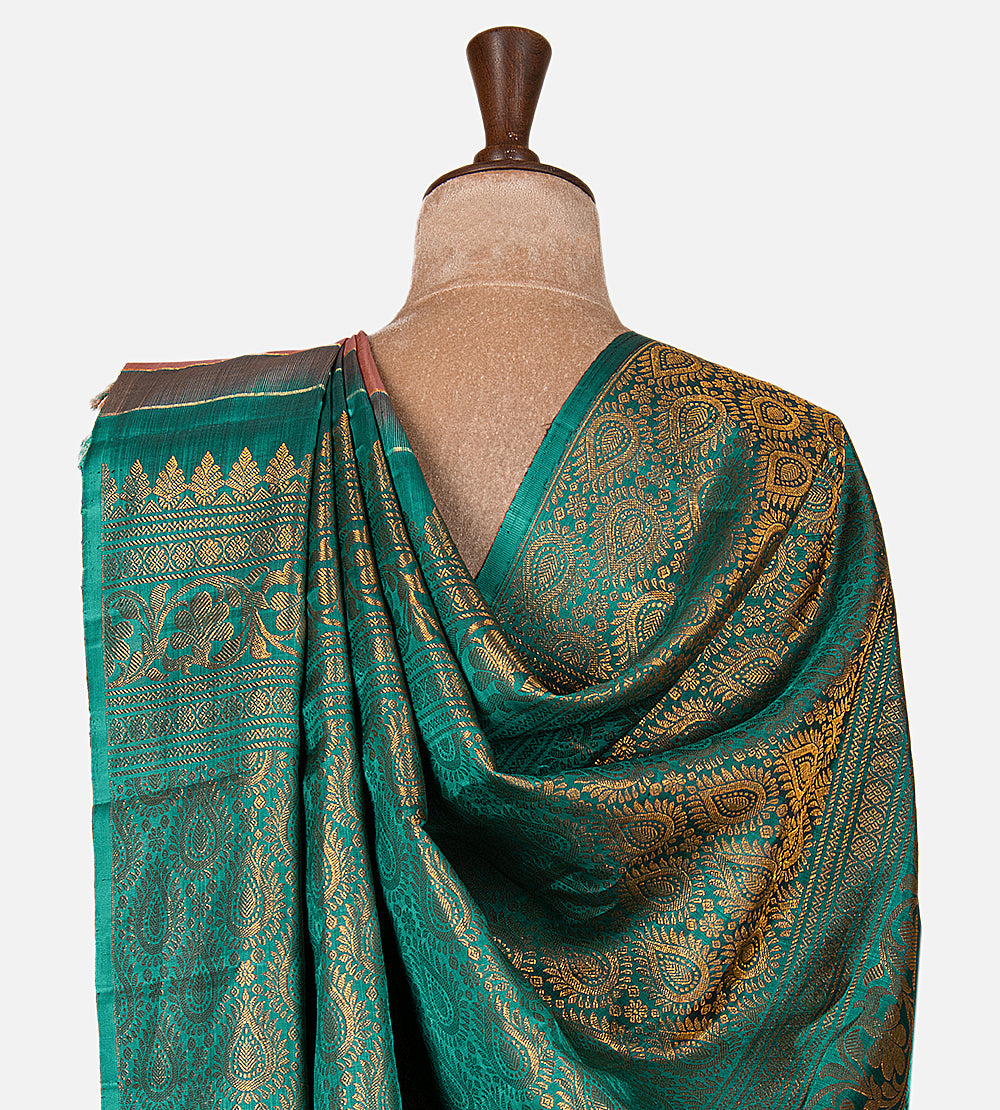 Multicolour Gadwal Silk Saree