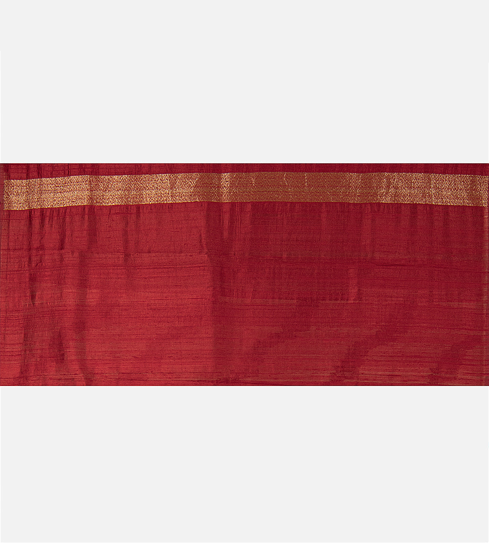 Beige Banarasi Tussar Saree