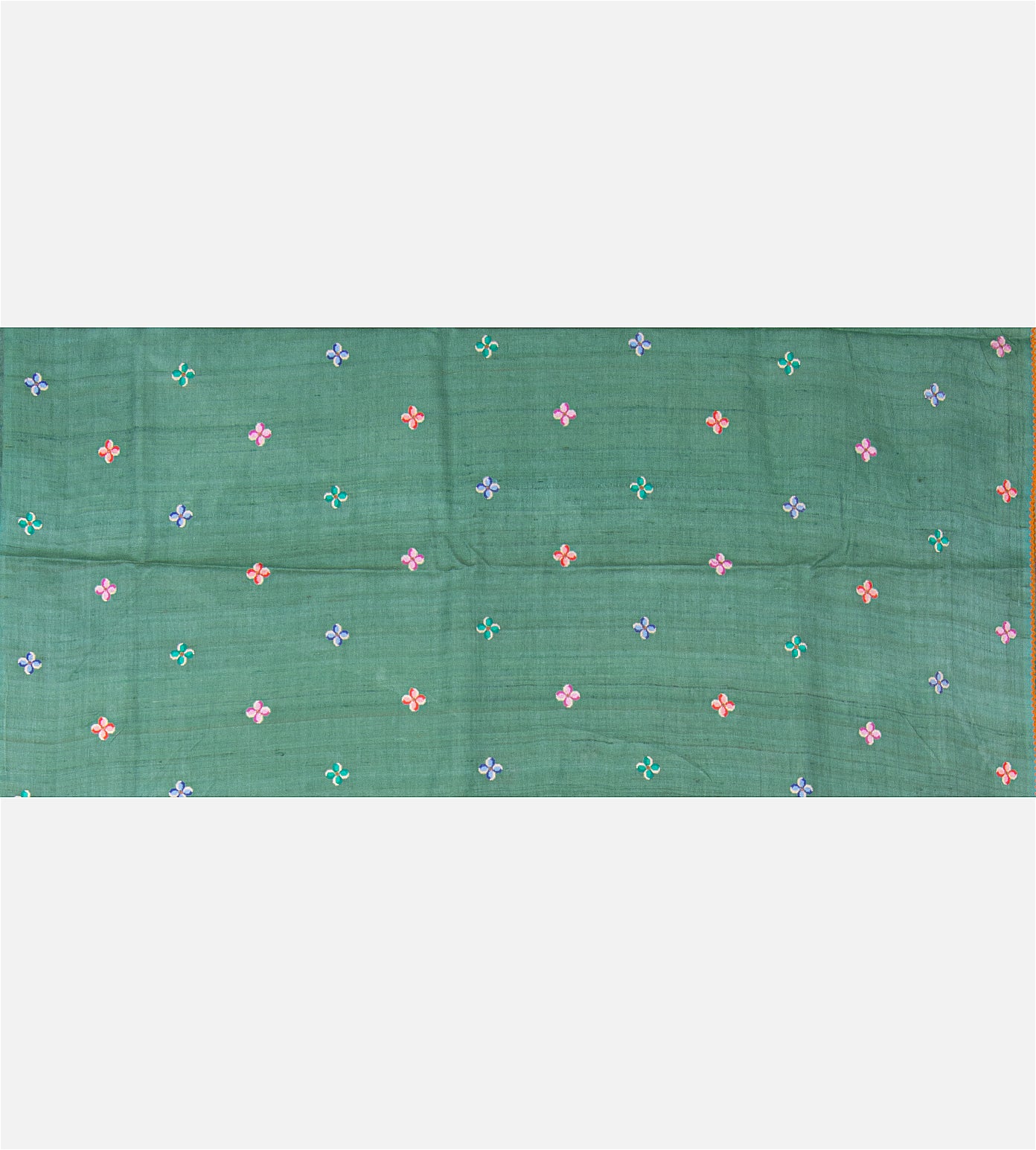 Blue Tussar Saree