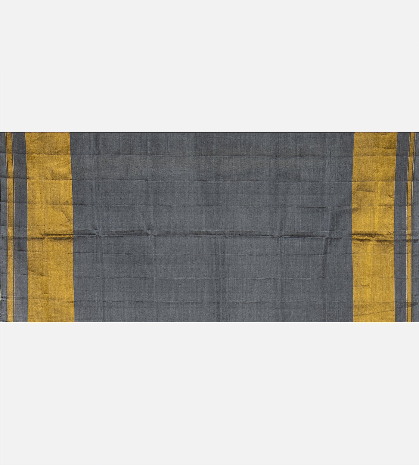 Dark Grey Patola Silk Saree