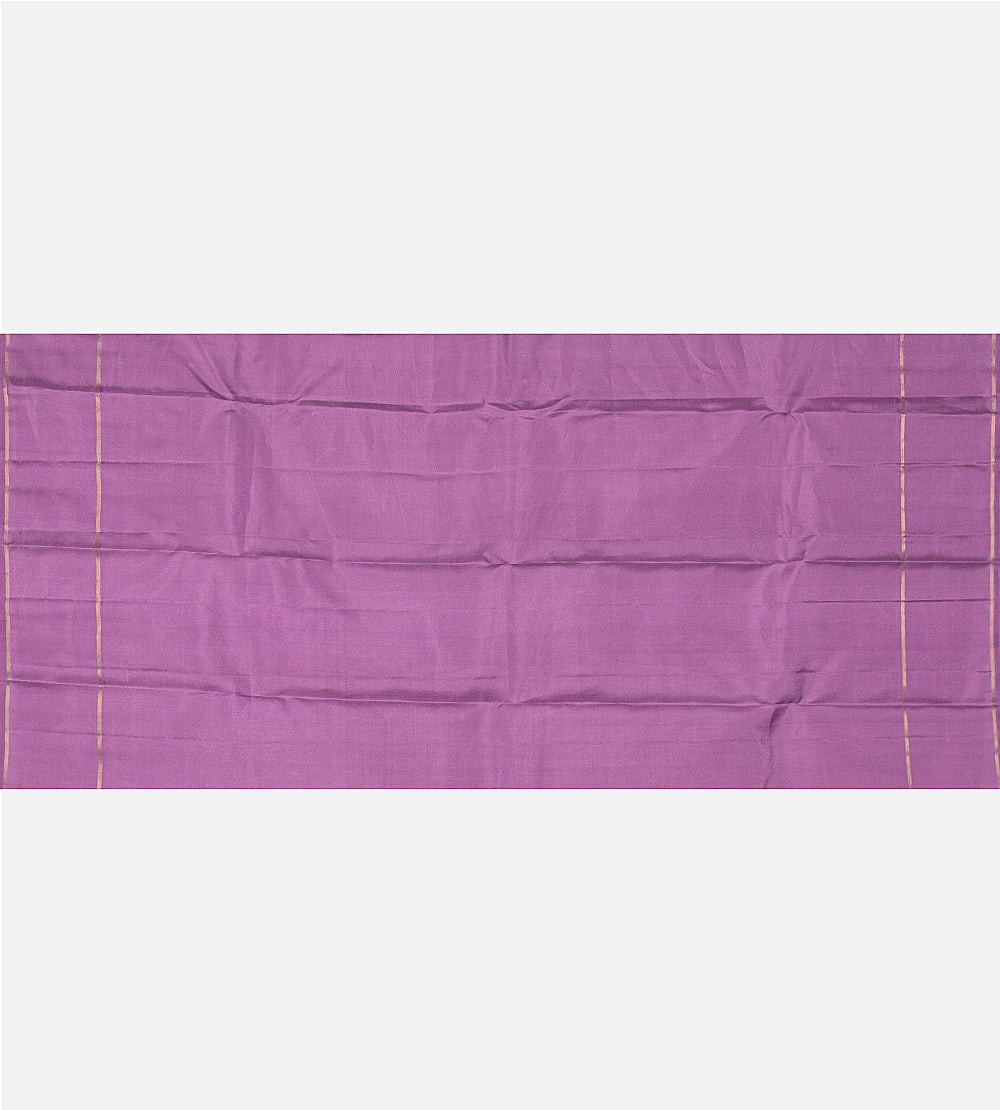 Lavender Kanchipuram Silk Saree