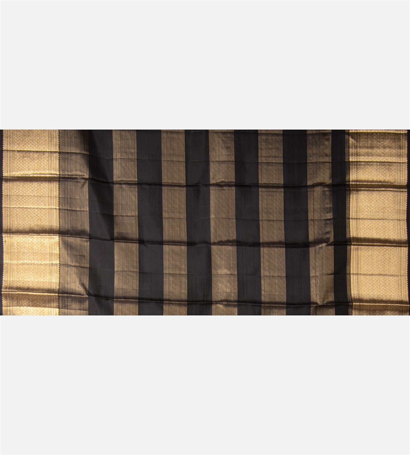 Black Kanchipuram Silk Saree
