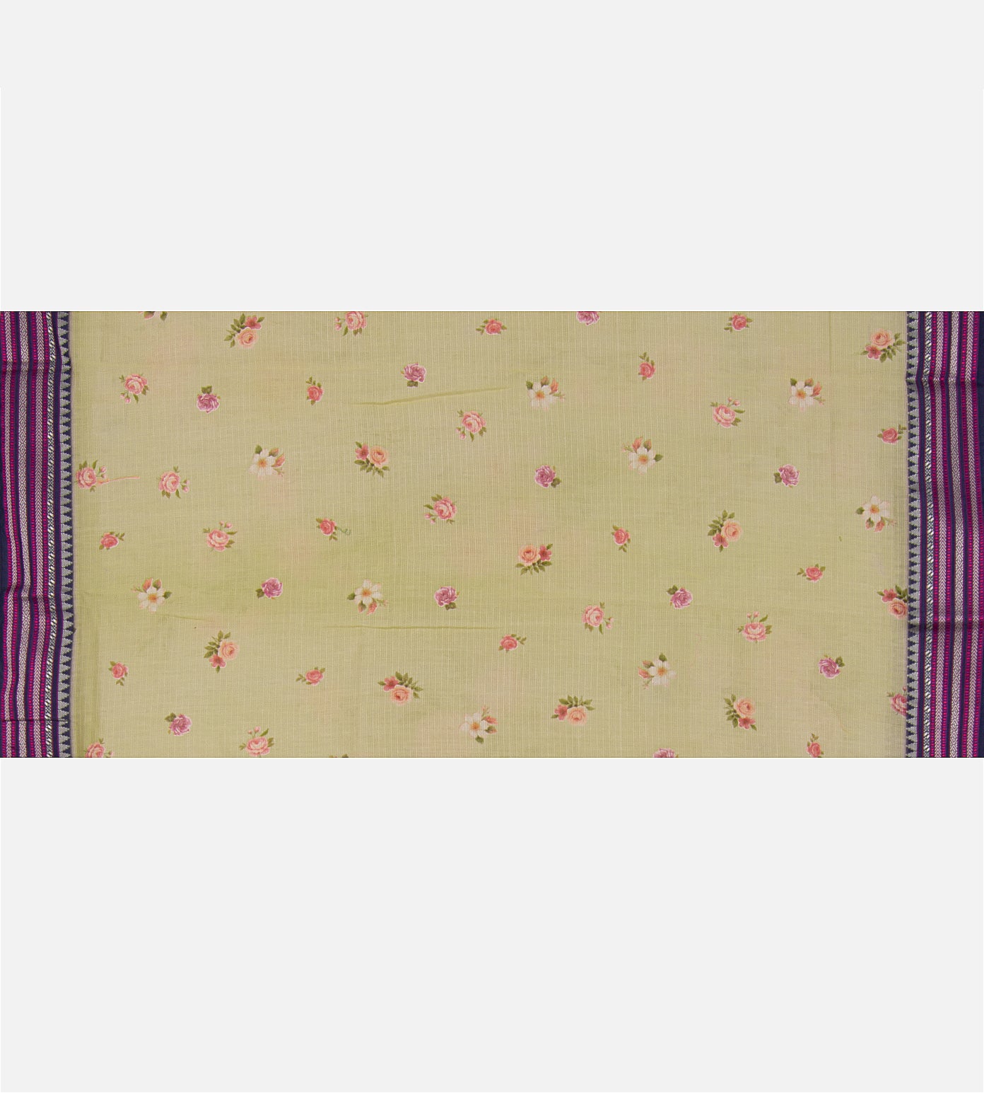 Ivory cream Kota Cotton Saree