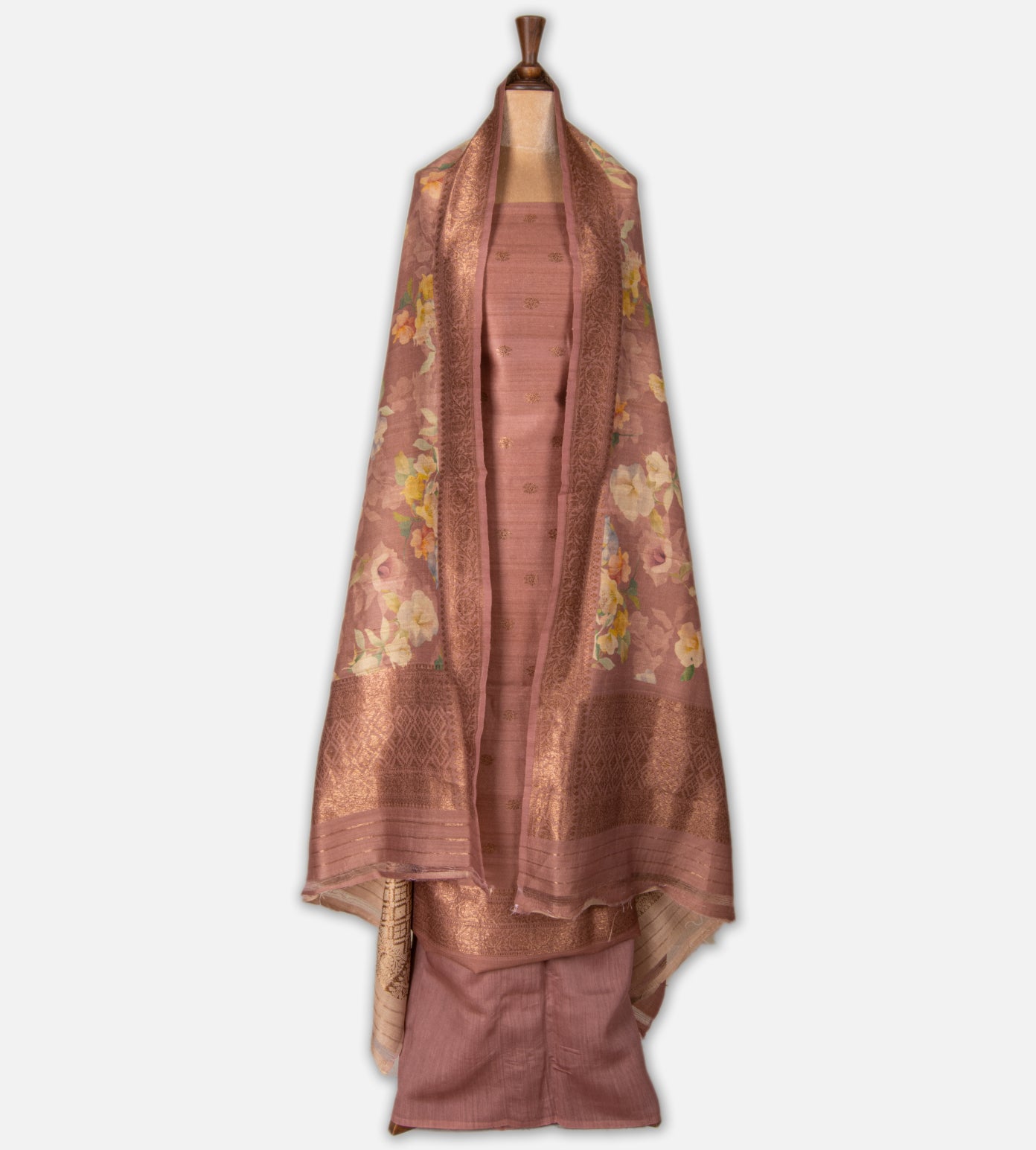 Mauve Tussar Salwar