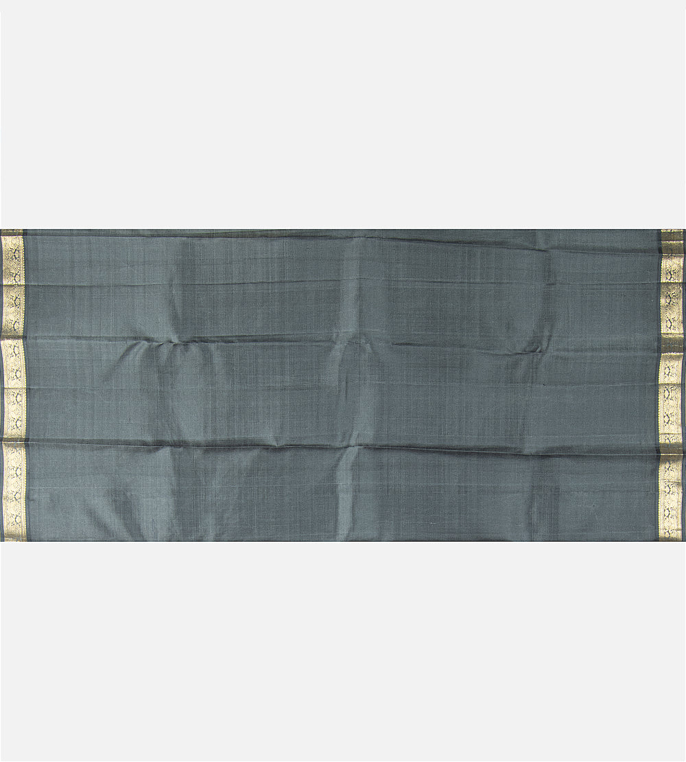 Blue Kanchipuram Silk Saree