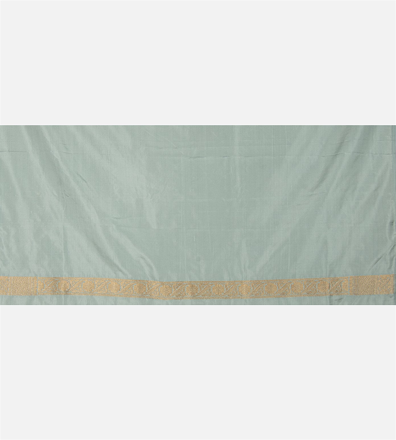 Powder Blue Banarasi Silk Saree