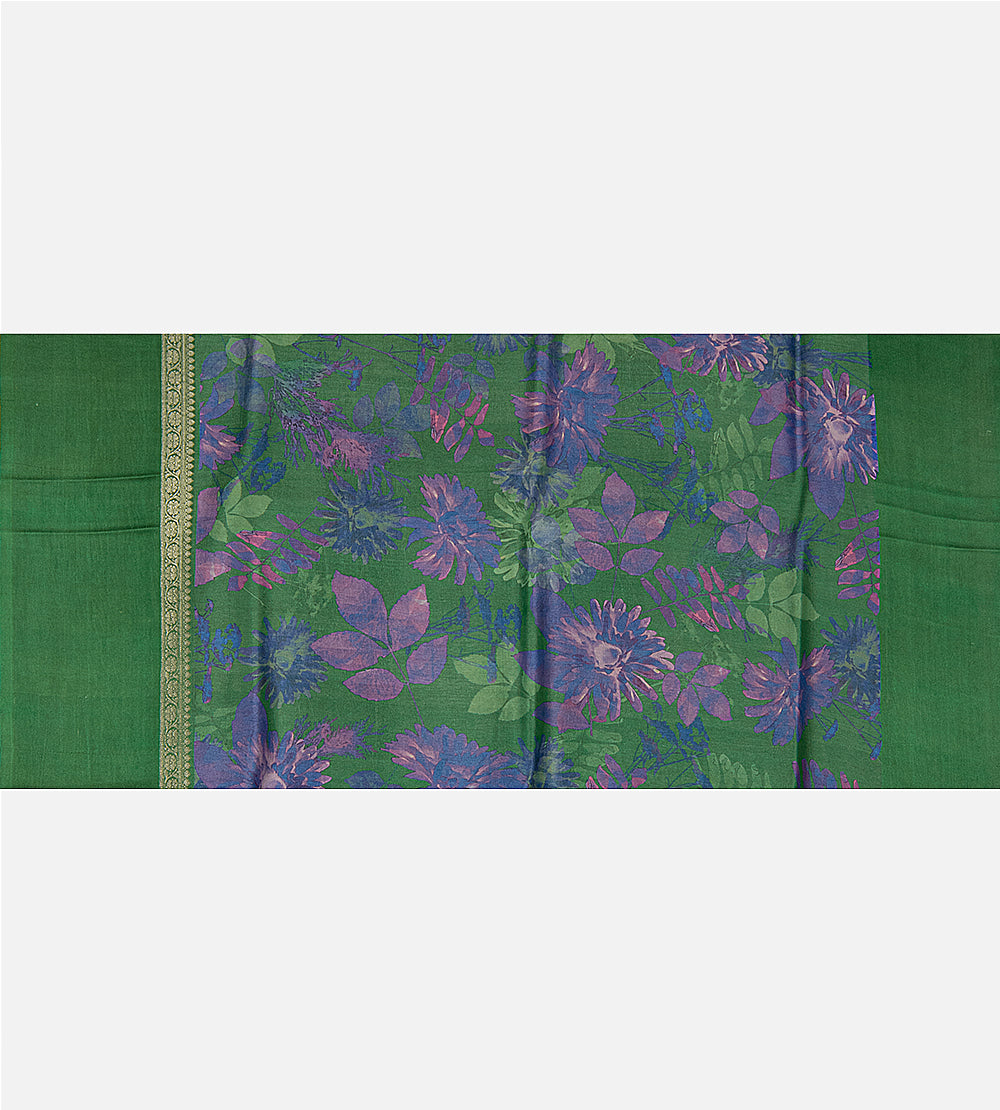 Blue Kattan Silk Saree