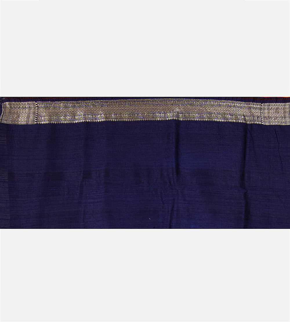 Red Banarasi Tussar Saree