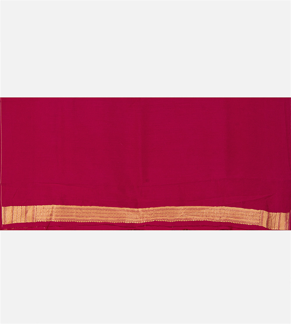 Pink Banarasi Tussar Saree