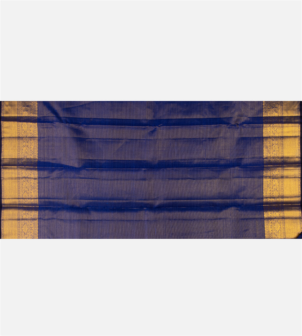Blue Kanchipuram Silk Saree