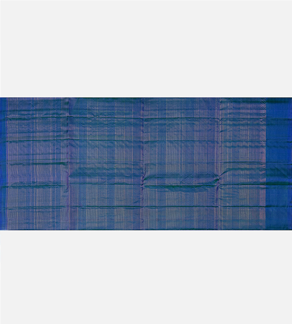 Peacock Blue Soft Silk Saree